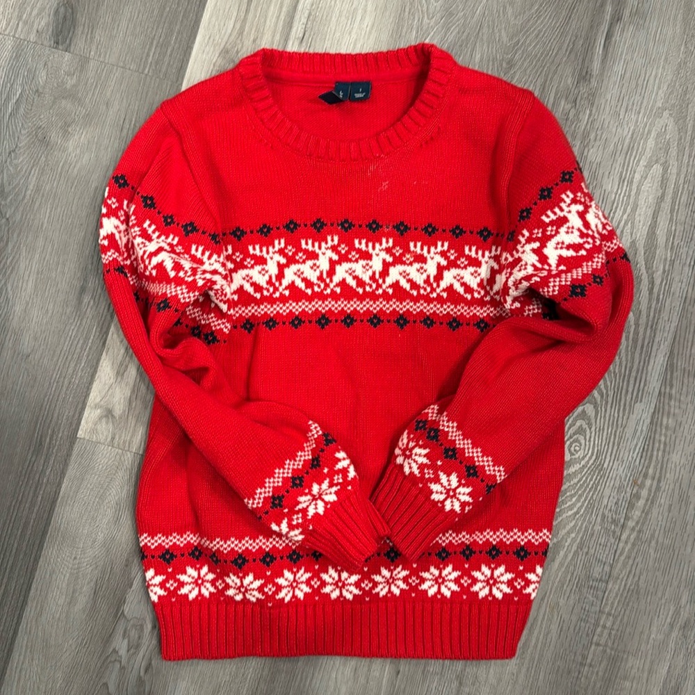Janie and Jack Reindeer sweater